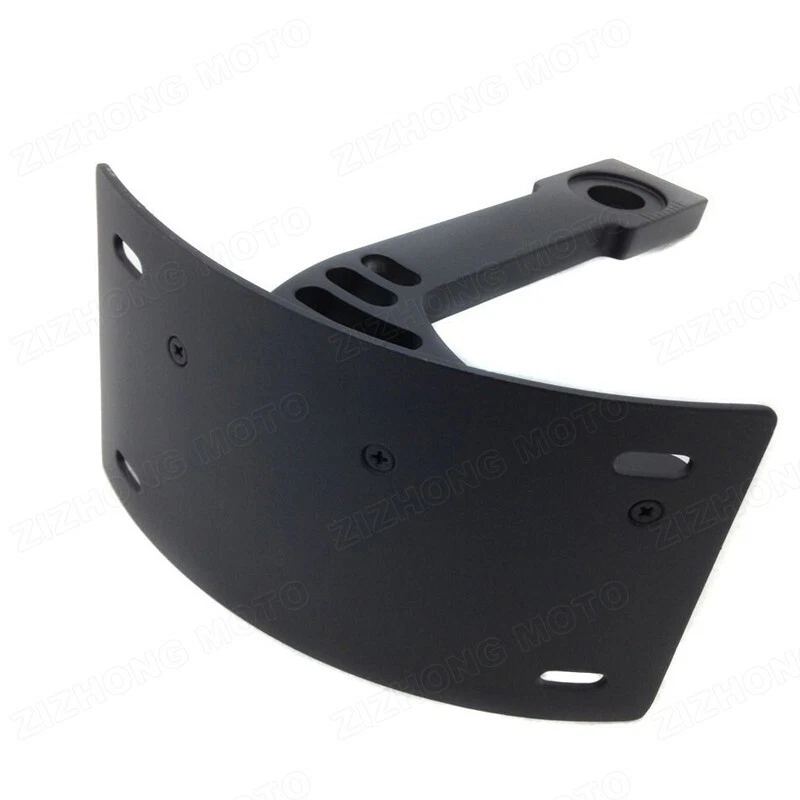 Soporte de matrícula lateral negro para Yamaha Vmax 1700/1200 Warrior 350 1990-2018 Foto 1 de 4