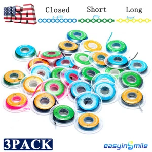 3Pack Dental Orthodontic Brace Power Chain Elastic Spool Ring Roll 15Feet 3Sizes - Picture 1 of 10