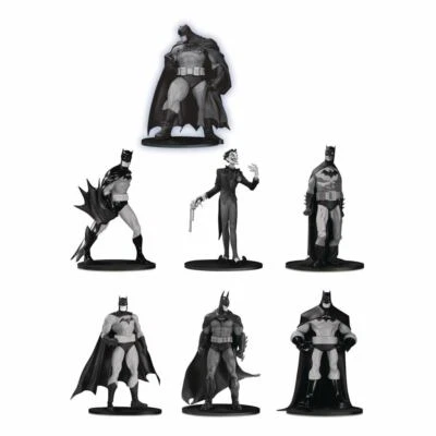 DC Batman Black & White PVC Mini Figuren Box Set Nummer 3, 10cm groß, Mystery Buy