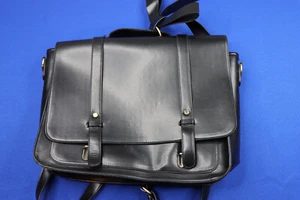 Ecosusi Summer Garden Romance Vegan Leather Briefcase Padded Messenger Bag NR - Picture 1 of 4