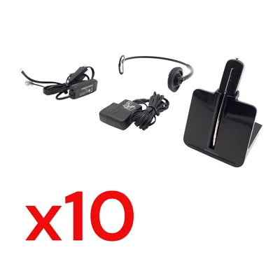 Plantronics WH500 Wireless Headset C054 Charging Base & Accessories Lot 10 E6048 - Image 1 of 4
