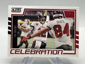 2022 Score Tom Brady #C-TB FOOTBALL Tampa Bay Buccaneers Celebration - Picture 1 of 2