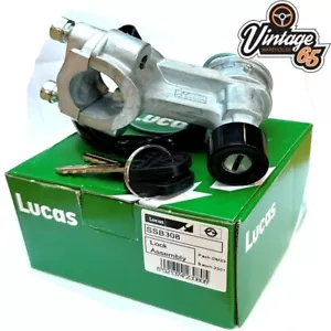 Classic Mini Genuine Lucas Ignition Switch Steering Lock Barrel & 2 Keys BHM7107 - Picture 1 of 2