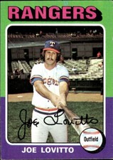 1975 Topps Joe Lovitto Texas Rangers #36