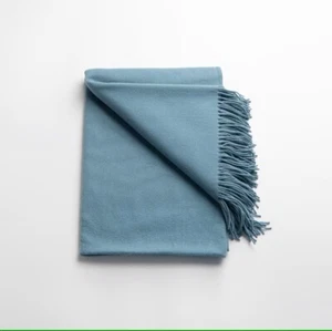 Fish Shed 19 Sea Glass Cashmere-Merino Wool throw - Picture 1 of 3