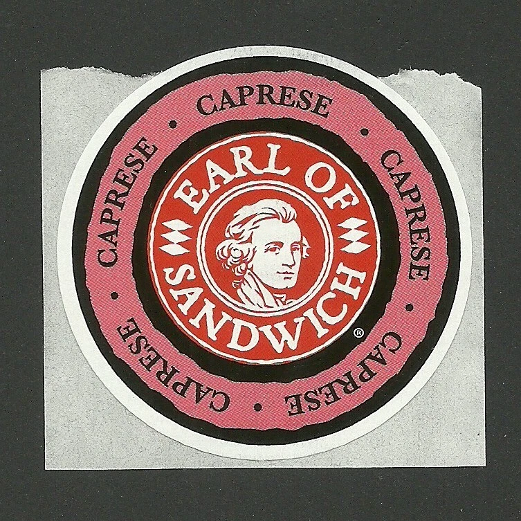 Caprese Earl of Sandwich Disney Springs Premium Sticker - Image 1 of 1