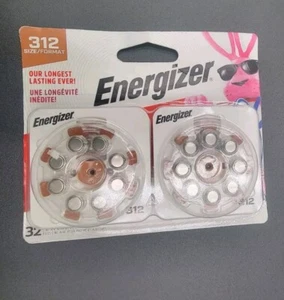 2 Packs Of Energizer 32 batteries. Size 13 Zinc Air Hearing Aid - Picture 1 of 1
