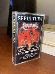 Sepultura Morbid Visions/Bestial Devastation E.P Cassette 1986 Printed In Canada - Picture 1 of 5
