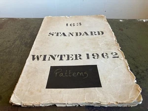 Vintage Reclaimed Scottish Textile Mill WINTER 1962 Fabric Sample Patterns Book - Picture 1 of 21