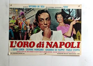 1fb-L'ORO DI NAPOLI-DE FILIPPO-LOREN-TOTO'-COMMEDIA-L76-6 - Imagen 1 de 1