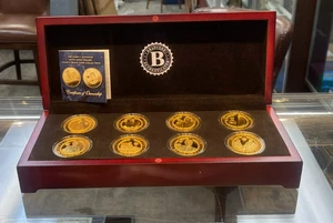 JFK 100th Anniversary Proof Coin Collection 24K Plated 2017 #3 - Bild 1 von 5