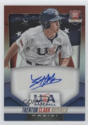 2014 USA Baseball Box Set 18U National Team /25 Trent Grisham Trenton Clark Auto - Image 1 of 2