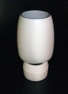 Vintage Studio Pottery Vase in unglazed white porcelain: Composite shape: Coper - Picture 1 of 6