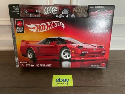 Mattel Brick Shop Hot Wheels Elite Series ’90 Acura NSX Building Toy - Image 1 of 2