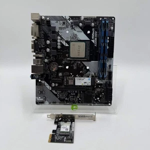 ASRock A320M-HDV AM4 microATX AMD Ryzen 5 1600 500GB NVMe - Picture 1 of 17