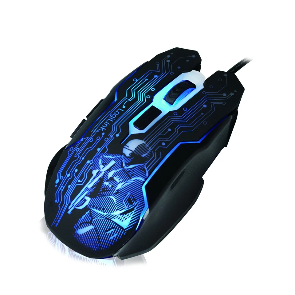 LogiLink ID0137 USB Gaming Mouse 2400 dpi Black - Image 1 of 4