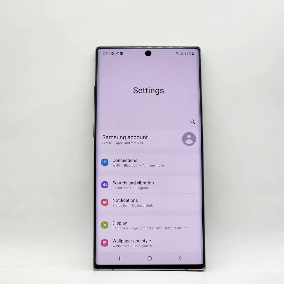 Samsung Galaxy Note 10 Plus N975U 256 GB Aura Glow (T-Mobile) Foto 1 de 4