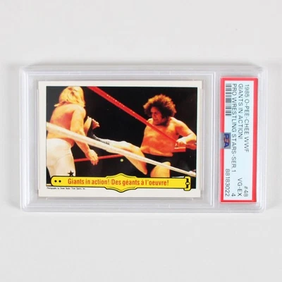 1985 O-Pee-Chee WWF Giants in Action! Graded Card #48 Pro Wrestling Stars - S... - Image 1 of 2