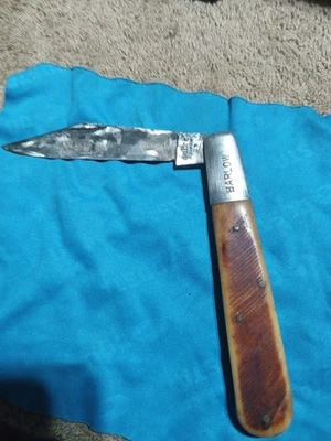 NAVAJA DE BOLSILLO PLEGABLE HUESO CORTE SIERRA BARLOW GRAND DADDY JAPÓN SABLE DE COLECCIÓN  Foto 1 de 4