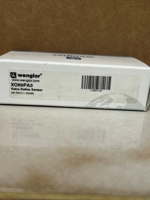 New Wenglor XO89PA3 Retro-Reflex Sensor  - Image 1 of 2