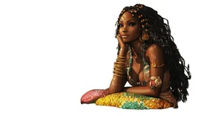 Mami Wata Mermaid Vinyl Car Decal Sticker – Waterproof & UV-Resistant - Picture 1 of 1