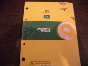 JOHN DEERE 6605 TRACTOR OPERATORS MANUAL OMAL116328 - Picture 1 of 7