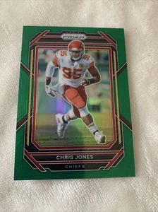 NFL Panini Prizm 2022 - Chris Jones - Kansas City Chiefs - Green Prizm - Imagen 1 de 2