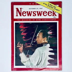 Newsweek Oct. 27, 1937 A Way out of the German Triangle? Heifetz - Picture 1 of 12