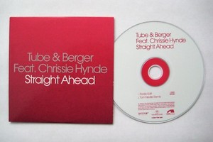 TUBE & BERGER feat. CHRISSIE HYNDE Straight ahead 2-track CD Single Card sleeve