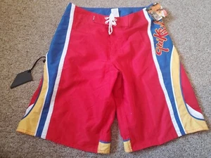 Quicksilver Men's Board Surf Shorts Swimsuit Size 32 GQMBS470 Fred Patacchia NWT - Picture 1 of 4