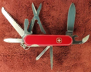 Wenger Swiss Army Knife Red Handyman 85mm, No toothpick - Picture 1 of 18
