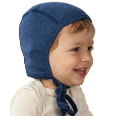 Baby Öko Häubchen Wolle Seide Cosilana kbT Bio Mütze Wolle/Seide Erstlingsmütze