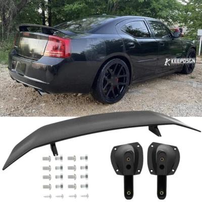 Спойлер задний багажник крыло GT гоночная кромка из углеродного волокна 46 дюймов для Dodge Charger SRT R/T - Изображение 1 из 4