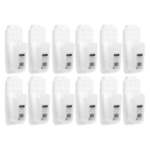 12x Boxsweden Bathroom Hanging Storage Basket Adjustable Organiser 32.5cm White - Picture 1 of 7