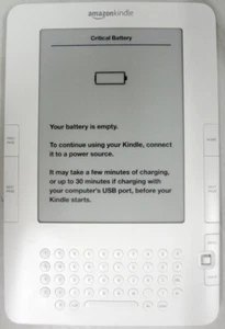 White Amazon Kindle Model D00701 Second Generation eBook Reader w/ Keyboard! - Picture 1 of 14