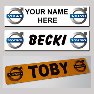 VOLVO Lorry Rig Truck Trucker Windscreen SHOW PLATE- MTP Name Plate 