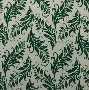 OUTDURA BELLINI CONGO GREEN LEAF INDOOR OUTDOOR FURNITURE FABRIC 1.5 YARD 54"W - Picture 1 of 5