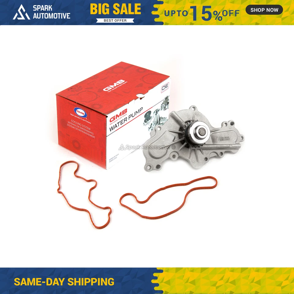 GMB Water Pump Fit 08-10 Ford Edge Fusion Taurus Lincoln MKS MKT Mazda 3.5 3.7 - Image 1 of 4