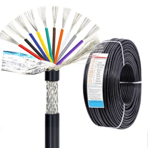 UL2464 Multi-Core Shielded Wire Cable Tinned Copper 22AWG 24AWG 26AWG - Picture 1 of 10