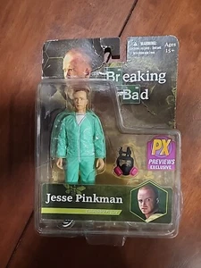 Mezco Toyz Breaking Bad Jesse Pinkman Green Hazmat Action Figure New Sealed - Picture 1 of 5
