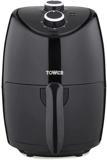 Tower T17087 2L 1000W Manual Air Fryer - Black