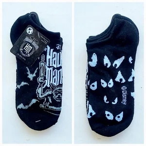 Disney No Show Socks Haunted Mansion 2 Pair Size 4-10 Adult Halloween - Picture 1 of 5