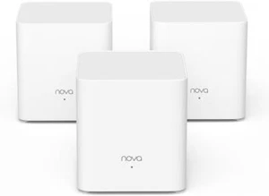 Tenda Nova MX3 Mesh WLAN Router WiFi 6 System AX1500 Dual-Band 3 Stk - Afbeelding 1 van 1
