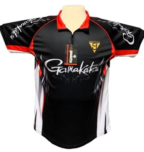 Gamakatsu 1/4 zip Short Sleeve Black Shirt GM3699 Outdoor Shirt XXL NEW W/ TAGS - Picture 1 of 7