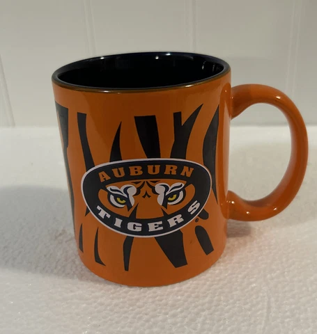 University of Auburn Tigers Coffee Mug Cup NCAA Official College🔥👀Orange/Blue! Cover
