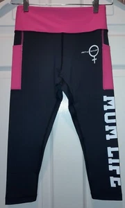 3/4 Women High Waist Yoga Fitness Sports Leggings GymPants XS #Hashtag Australia - Picture 1 of 4