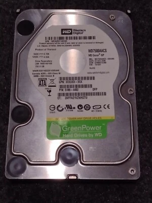 WD Caviar Green 750GB HDD - SATA - 7.2K - WD7500AADS - Image 1 of 3