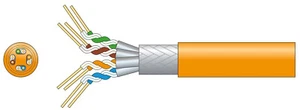 Mercury 808.050UK Cat7 S/FTP LSZH Network Cable | 305 Metre Drum | Orange - Picture 1 of 1