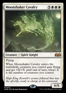MTG MOONSHAKER CAVALRY FOIL EXC - CAVALLERIA TURBALUNA 21 - WOE PP - MAGIC - Bild 1 von 1