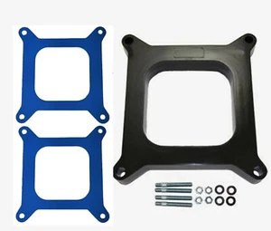 1/2" Open Phenolic Carburetor Spacer Carb Holley Chevy 4 bbl New SBC BBC - Picture 1 of 1